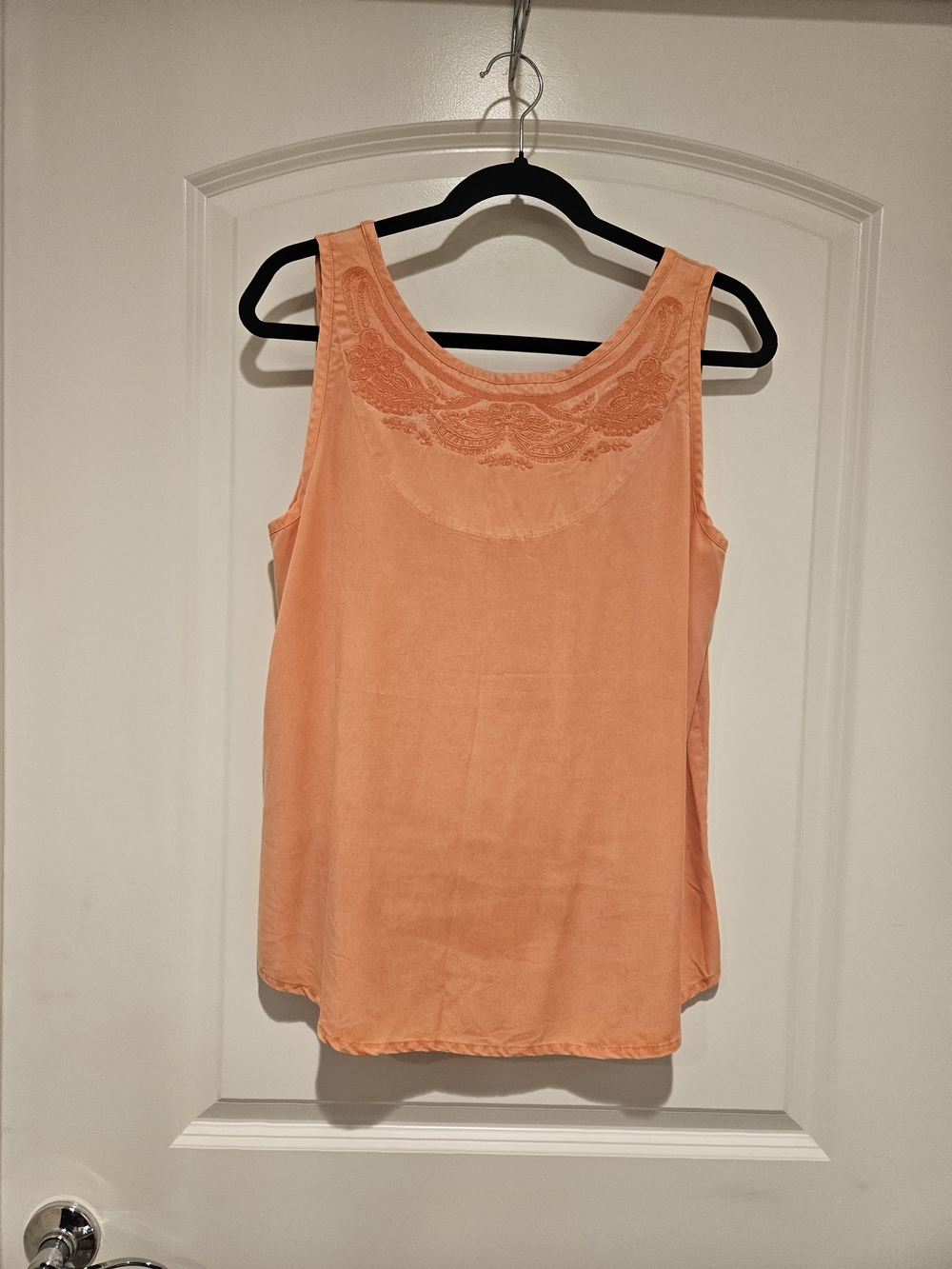 Soft Surroundings Palmetto  Peach Lyocell Tank Top # 931